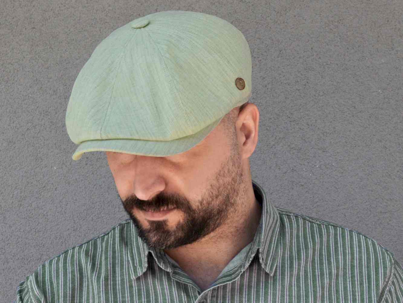 YEŞİL YAZLIK PEAKY BLİNDERS KASKET