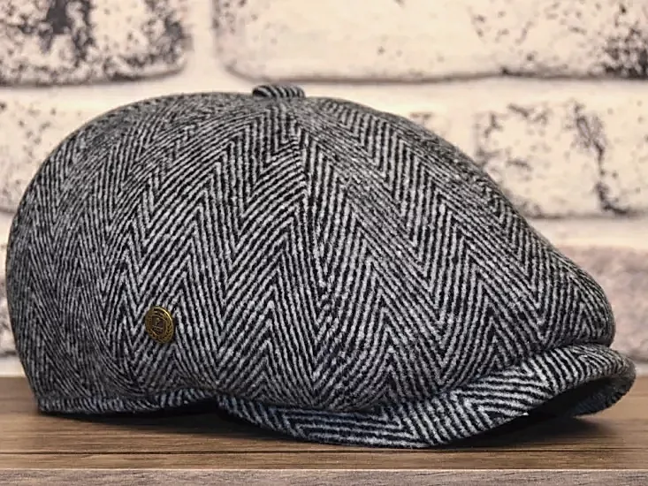 Pozze Kışlık Erkek Kasket Şapka İngiliz Peaky Stil
