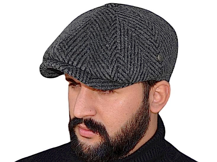 Pozze Balıksırtı Kaşmir Peaky Blinders İngiliz Kasket Şapka