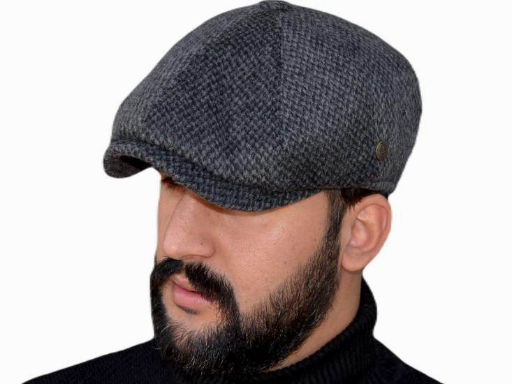 Pozze Kaşmir Twit Yün İngiliz Peaky Blinders Kışlık